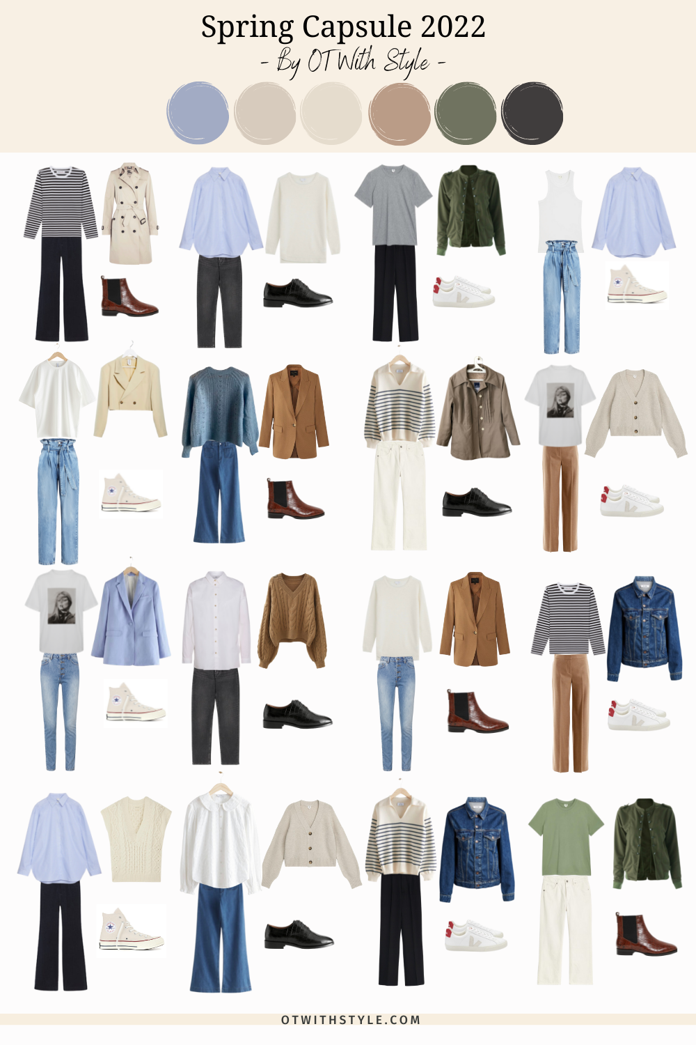 spring capsule outfit ideas