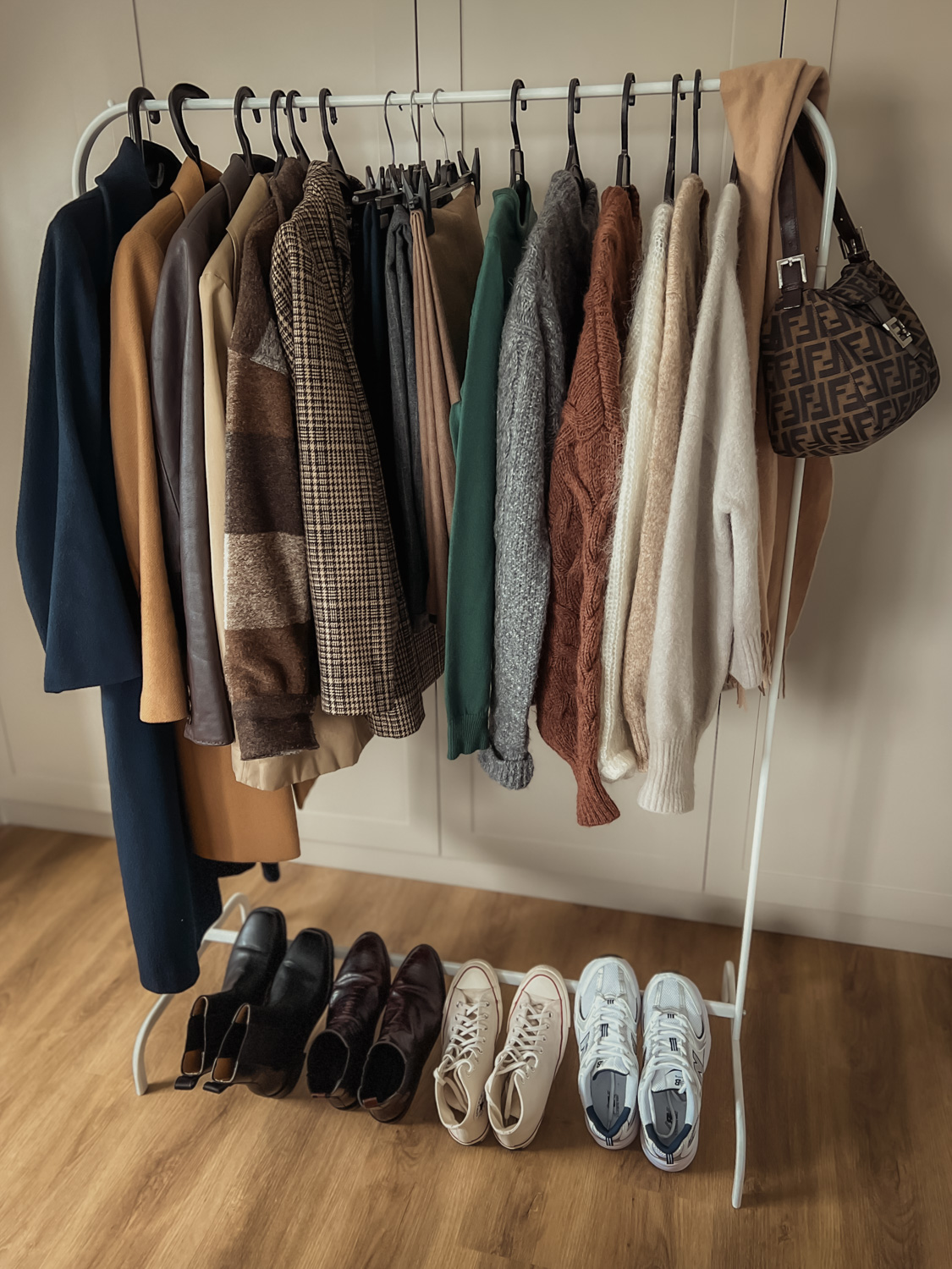 winter capsule closet