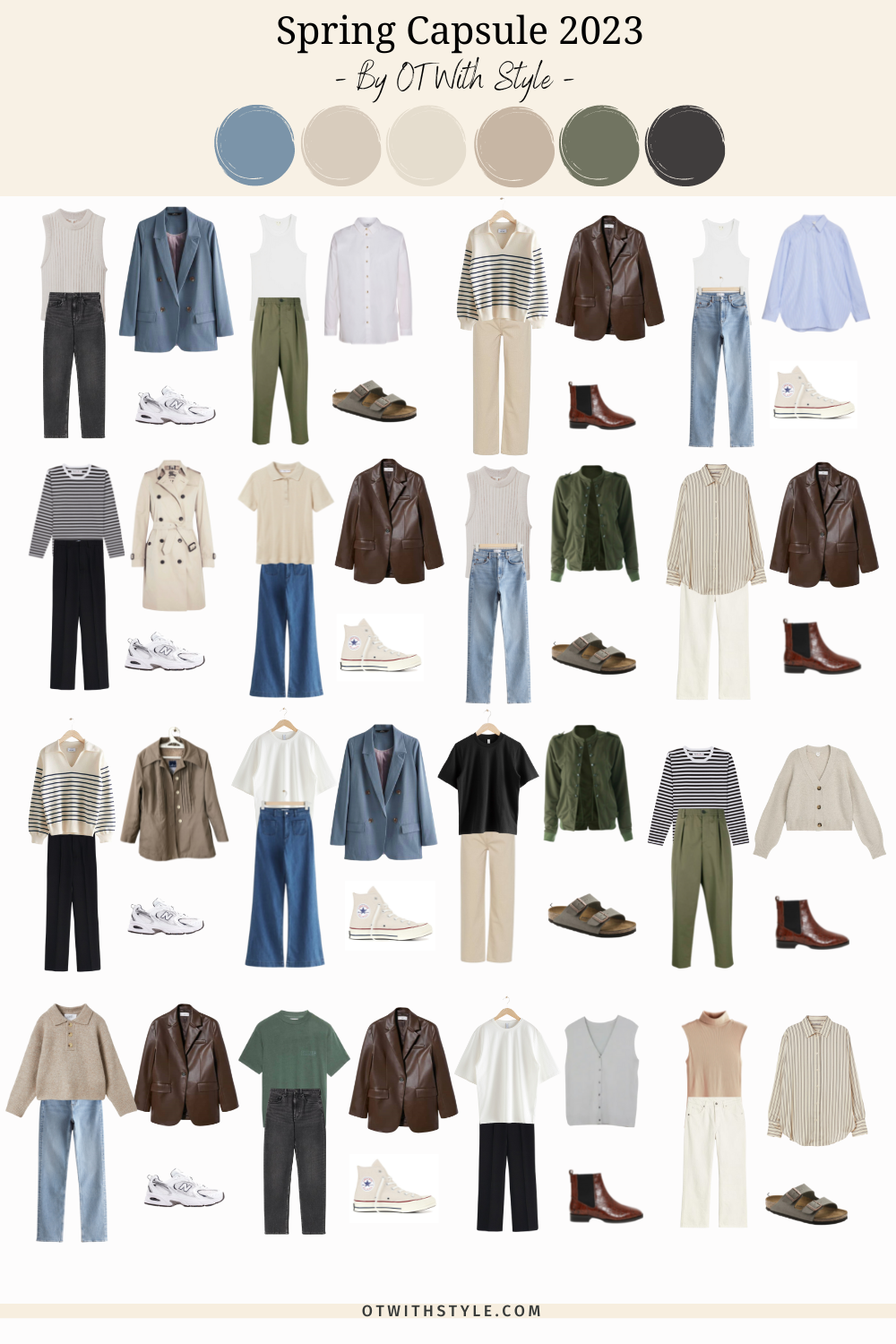 spring capsule outfit ideas