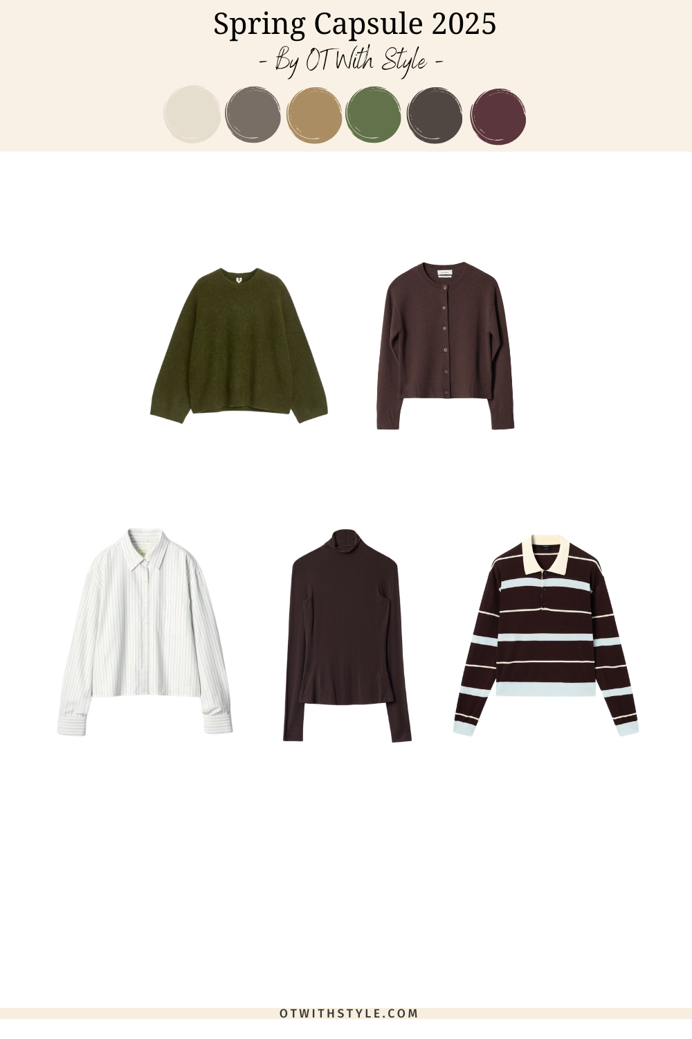 wardrobe additions spring capsule